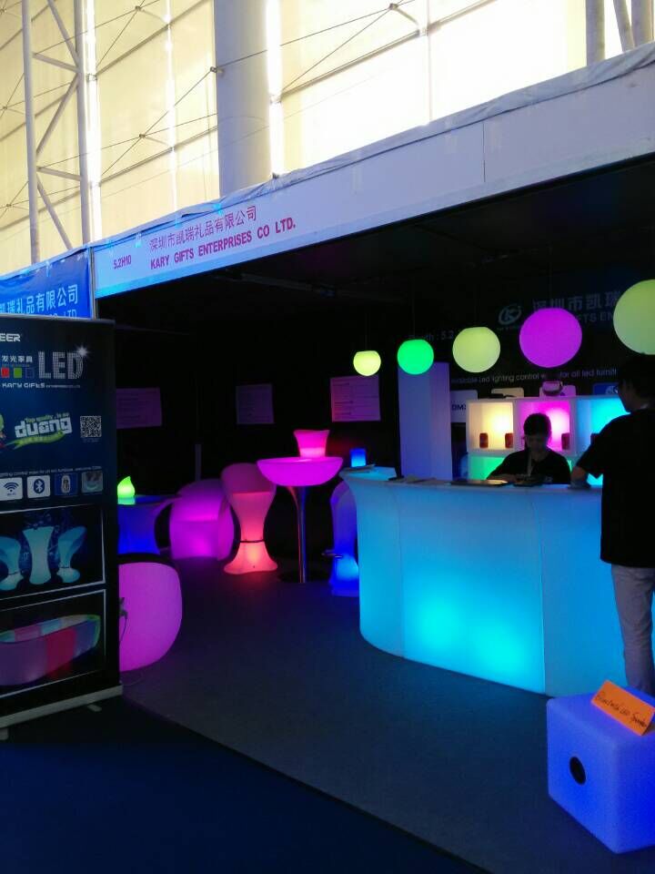 Kary Gifts-led furniture at prolight+sound exhibition
