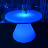 Colorful round event furniture glowing led wedding furniture KFT-1072