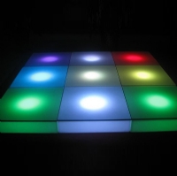 Light Up RGB Color LED Floor Dance Light KB-6012