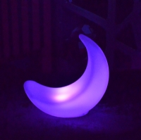 Multi Color Waterproof Plastic LED Moon Lights KB-2018