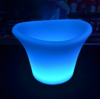 Remote control rechargeable color changing illuminated ice bucket Bar ice bucket KFP-3227