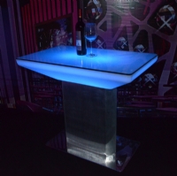 Illuminated Plastic Tables And Chairs For Events KFT-8896