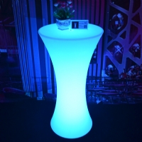 waterproof remote control RGB multi color led cocktail table KFT-6011